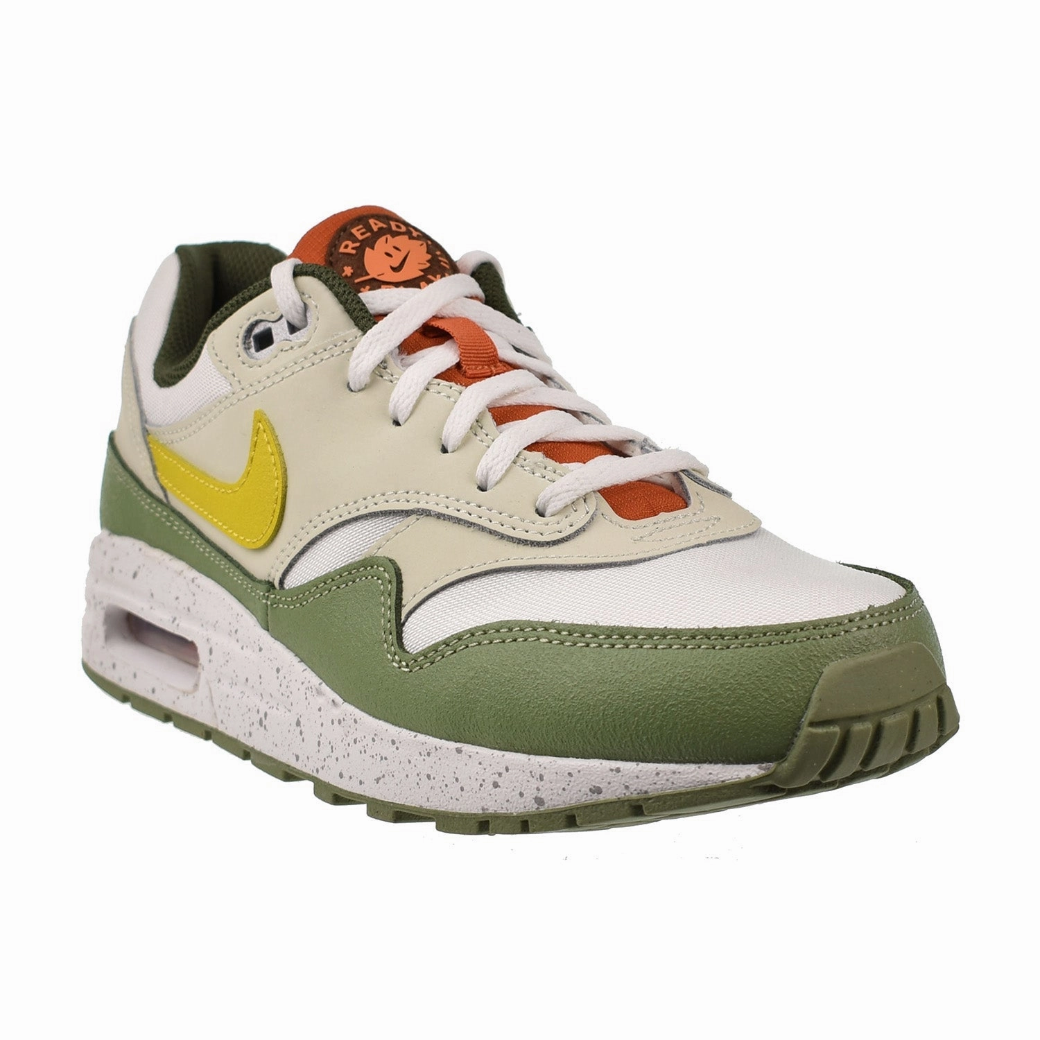 Running Shoe Near Me Nike Air Max 1 SE (GS) "Ready Play" Big Kids' Shoes Summit White-Vivid Sulfur