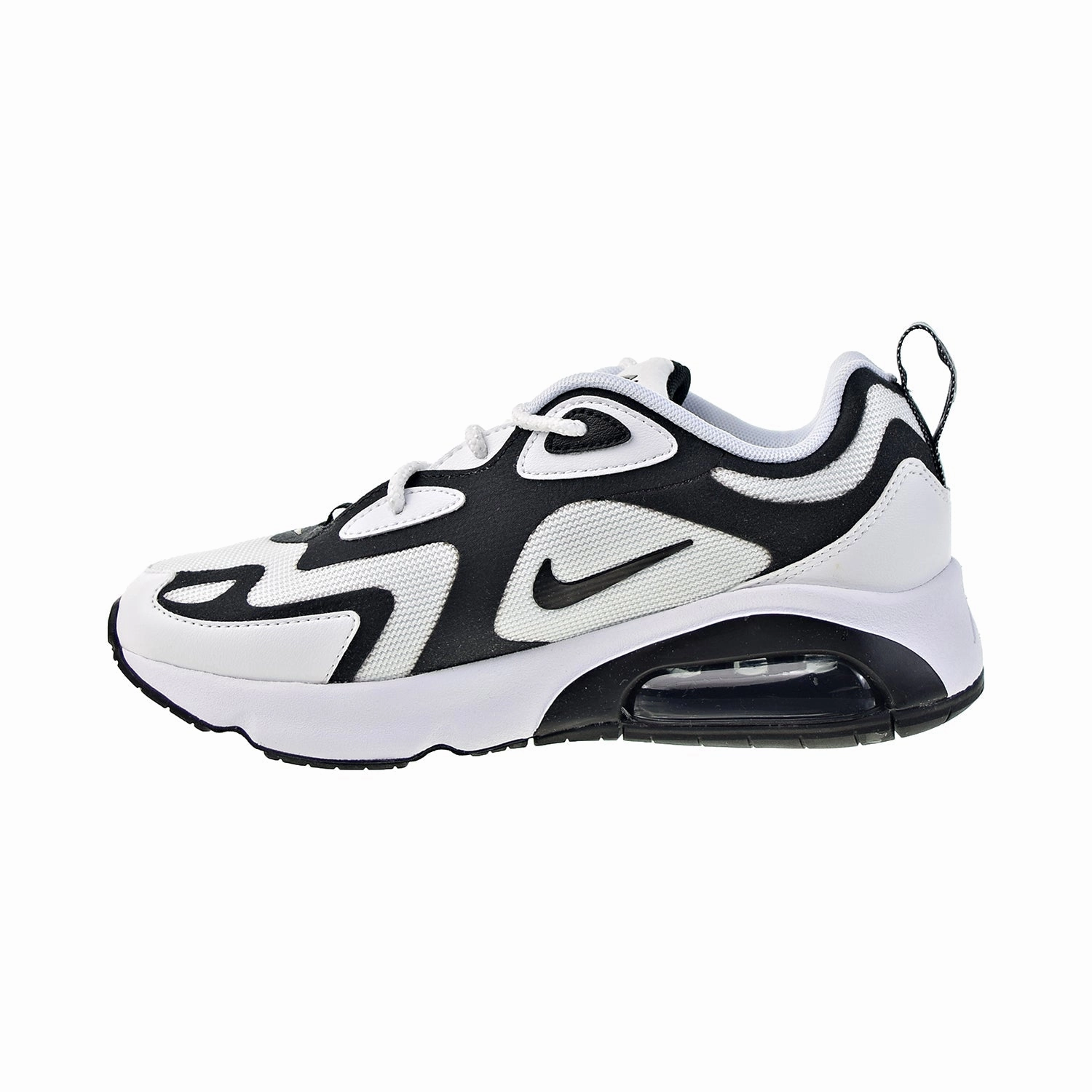 Nike Air Max 200 Women's Shoes White-Black-Anthracite Shock Absorbing Running Shoes