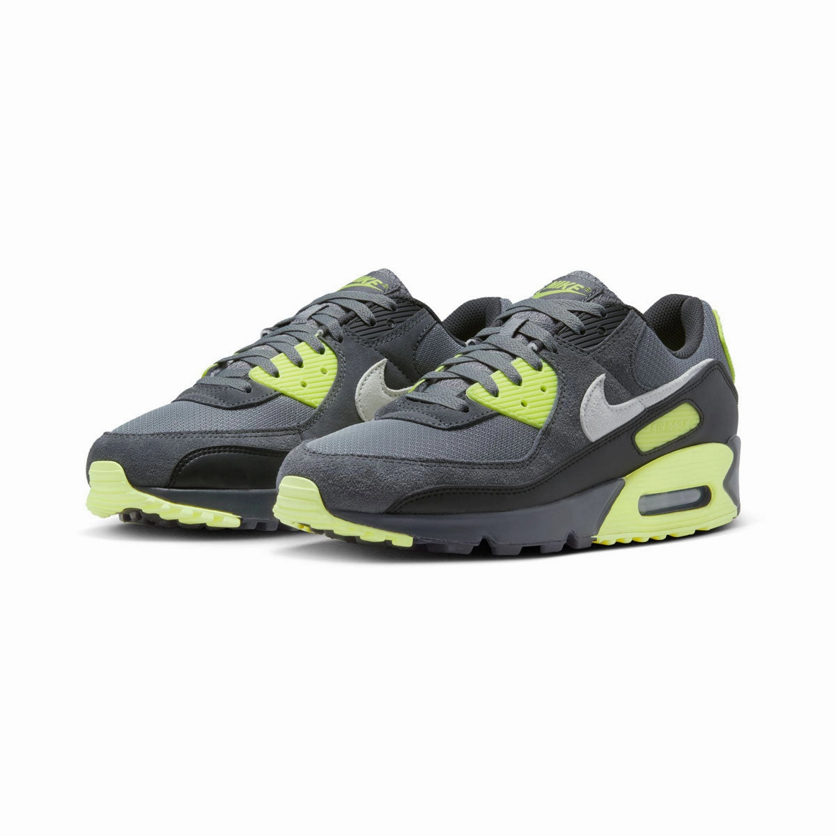 Nike Air Max 90 'Smoke Grey Light Lemon Twist' Men's Shoes Field Hockey Shoes Asics