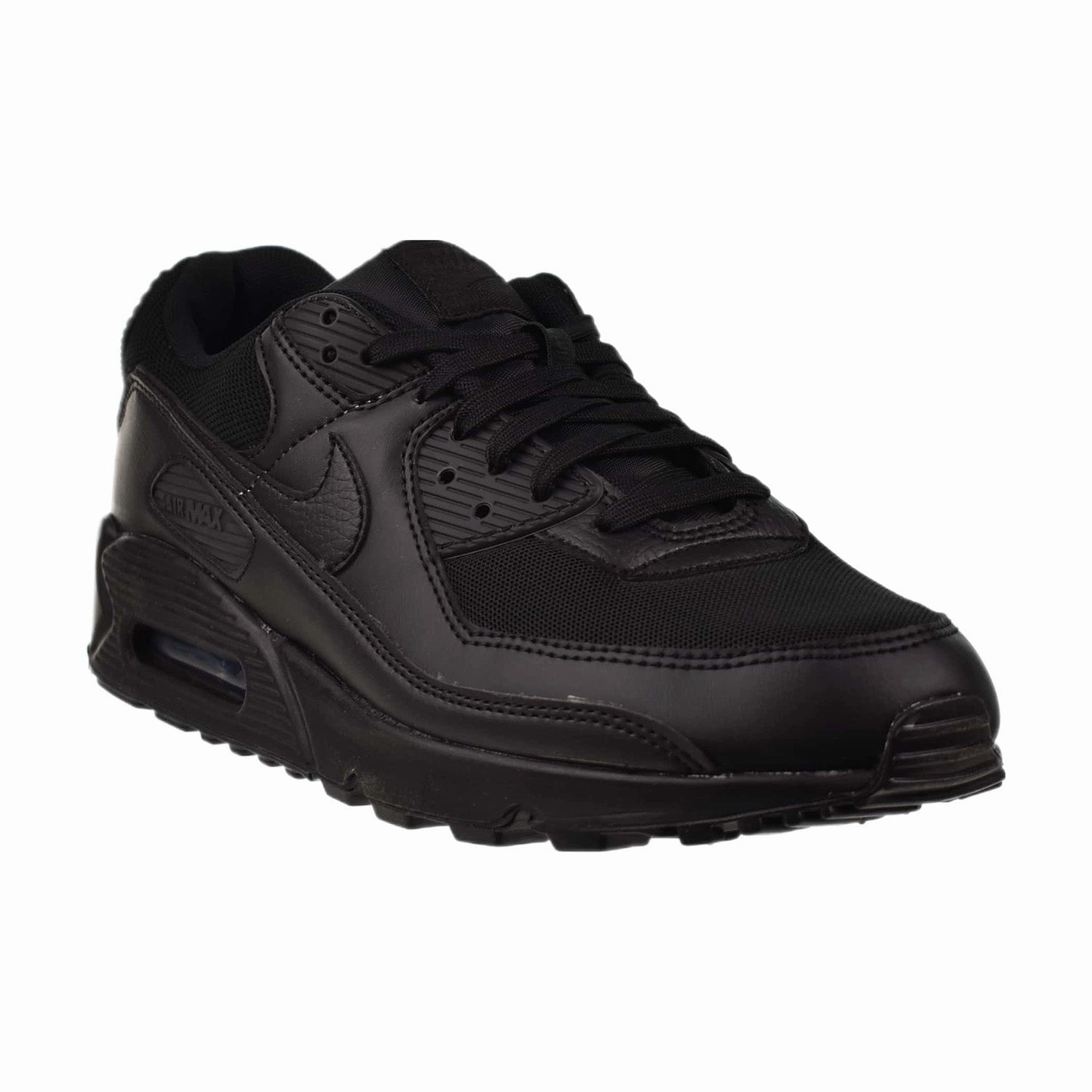 Nike Air Max 90 Women's Shoes Triple Black On The Run Shoes San Francisco