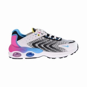 Nike Air Max TW SE (GS) Big Kids' Shoes White-Black-Opti Yellow Good Shoes For Trail Running And Hiking