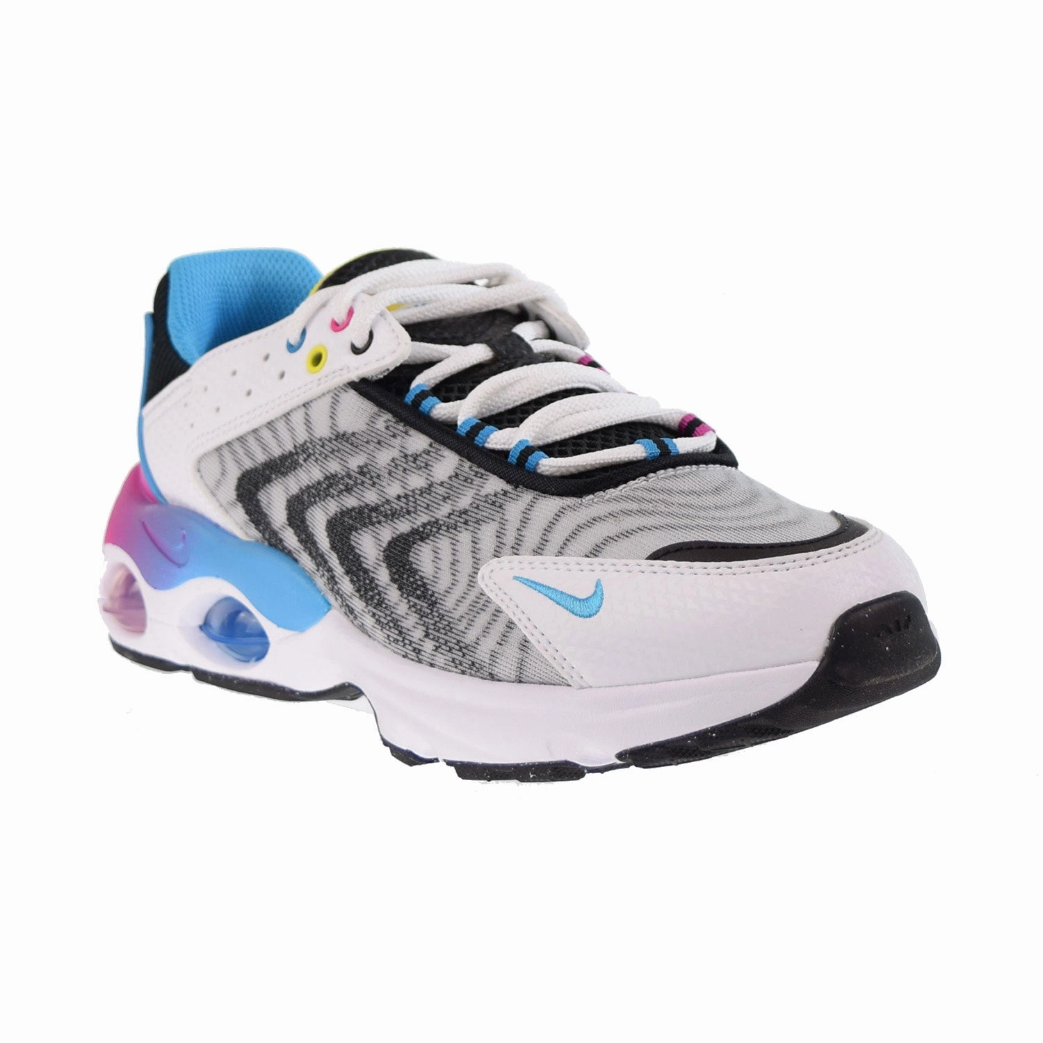 Best Shoes With Traction For Running Nike Air Max TW SE (GS) Big Kids' Shoes White-Black-Opti Yellow