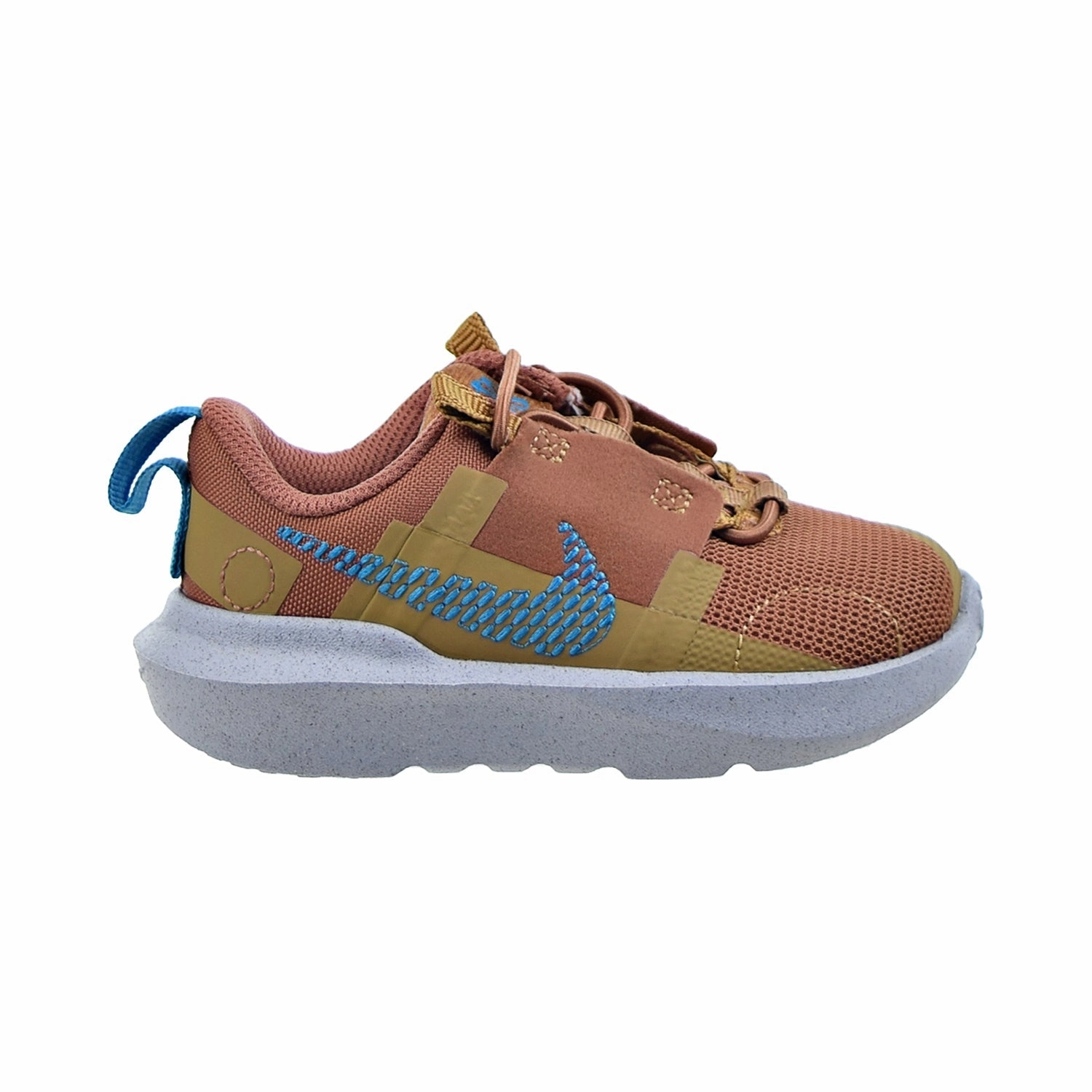 Running Shoes Kona Nike Crater Impact (TD) Toddler's Shoes Mineral Clay-Elemental Gold-Blue