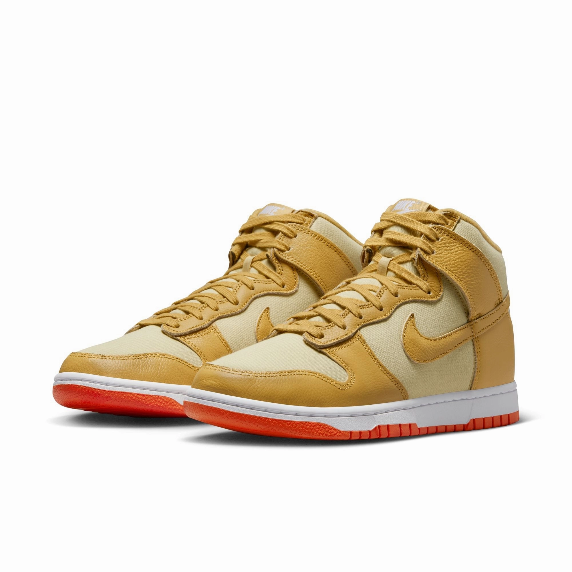 Nike Dunk High Retro 'Wheat Gold Safety Orange' Premium Men's Shoes Asics Gecko Xt Trail Running Shoes