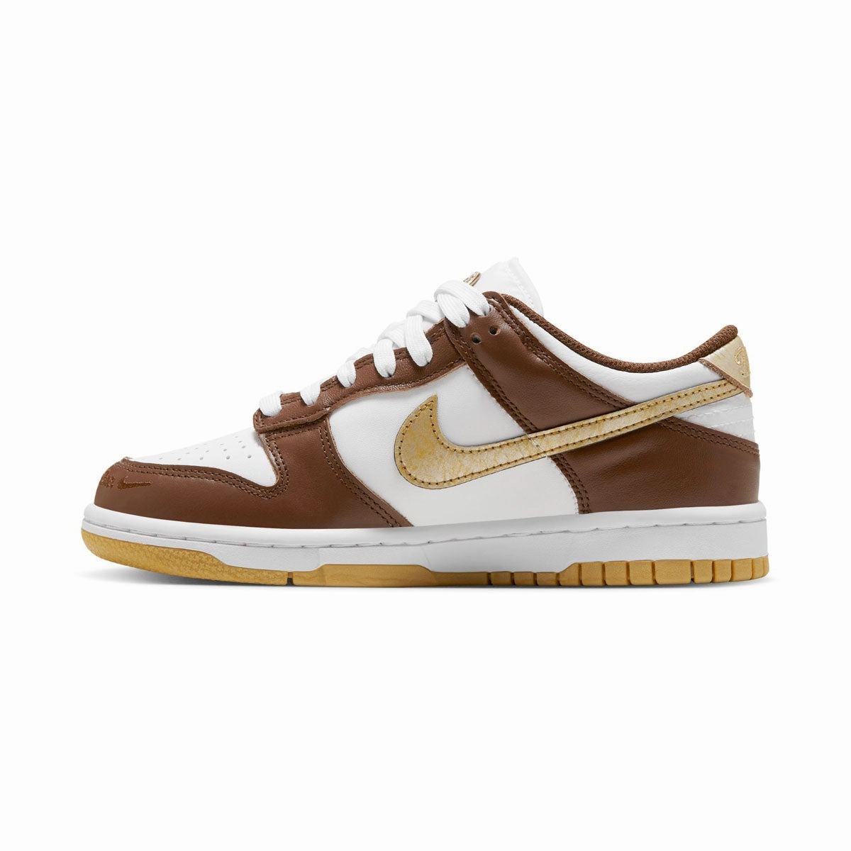 Nike Dunk Low 'Cacao Wow Metallic Gold' Big Kids' Shoes High-top Asics Sky Elite Flytefoam 2 Volleyball Shoes