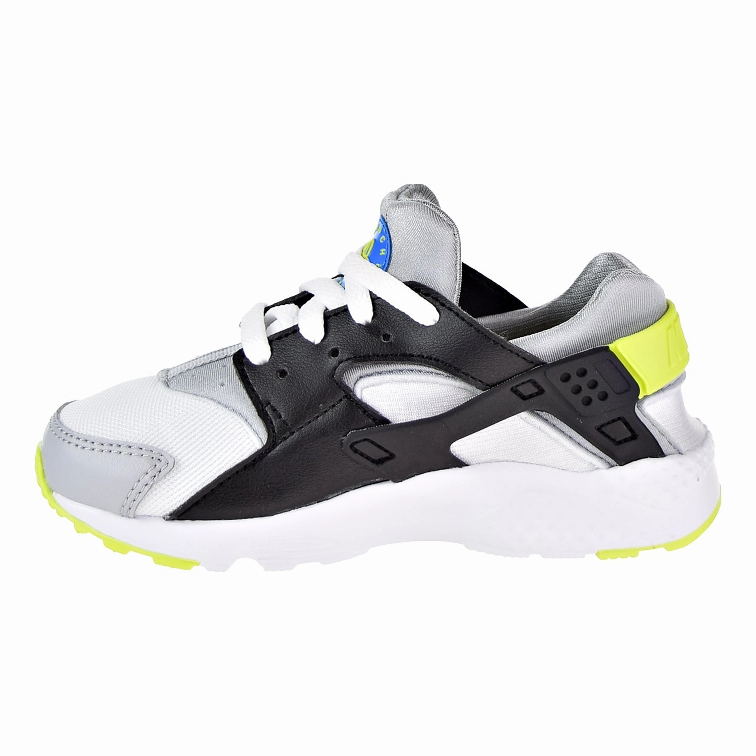 Nike Huarache Little Kid's Running Shoes University White/Cyber/Photo Blue Running Shoes For Supinators