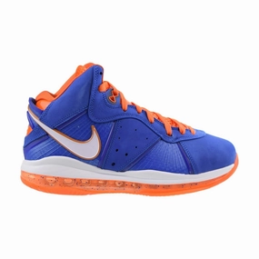 Nike LeBron 8 Hardwood Classic Men's Shoes Varsity Royal-Orange Blaze Asics Plantar Fasciitis Walking Shoes