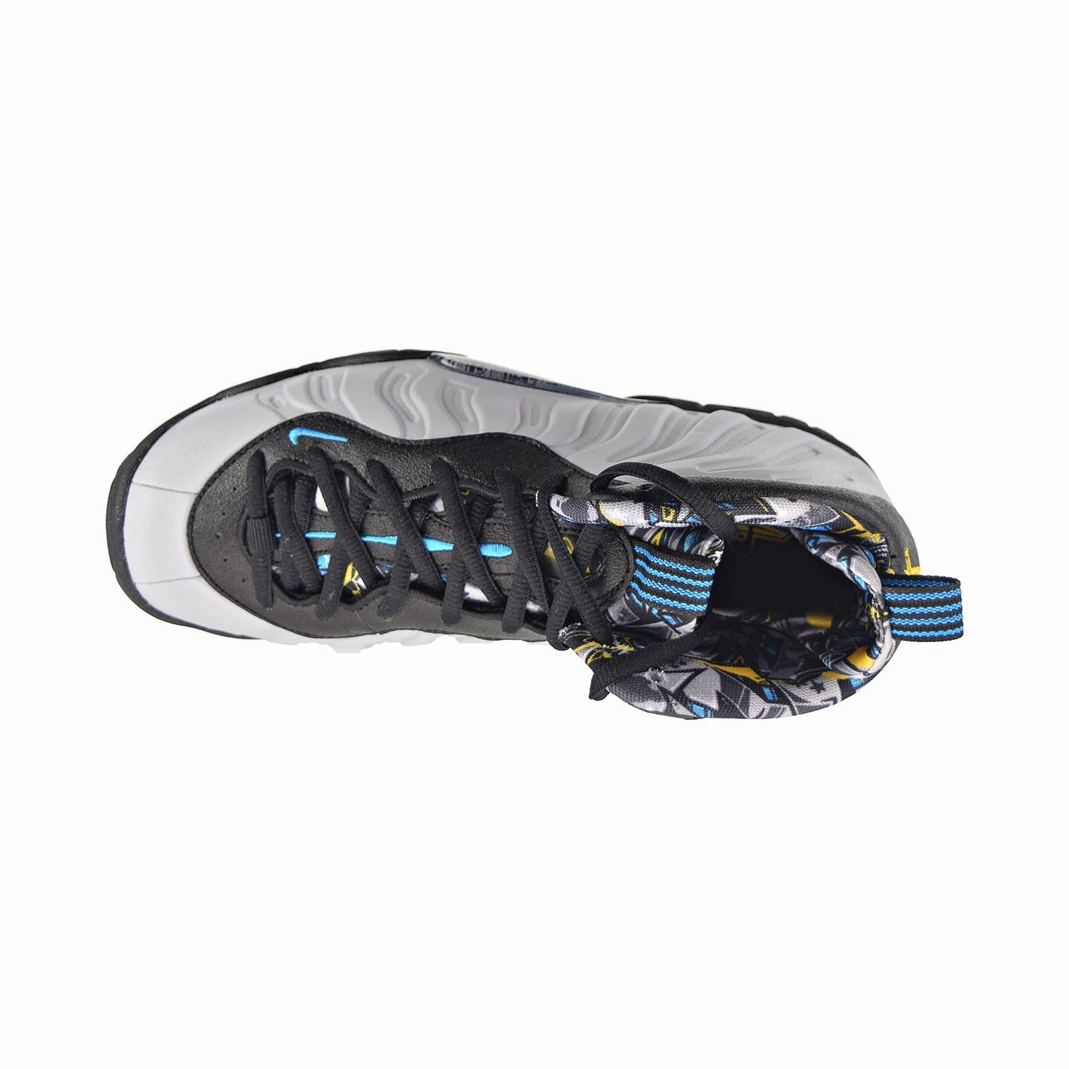 Cowboys Sneakers Nike Little Posite One Big Kids' Shoes Wolf Grey-University Gold-Black