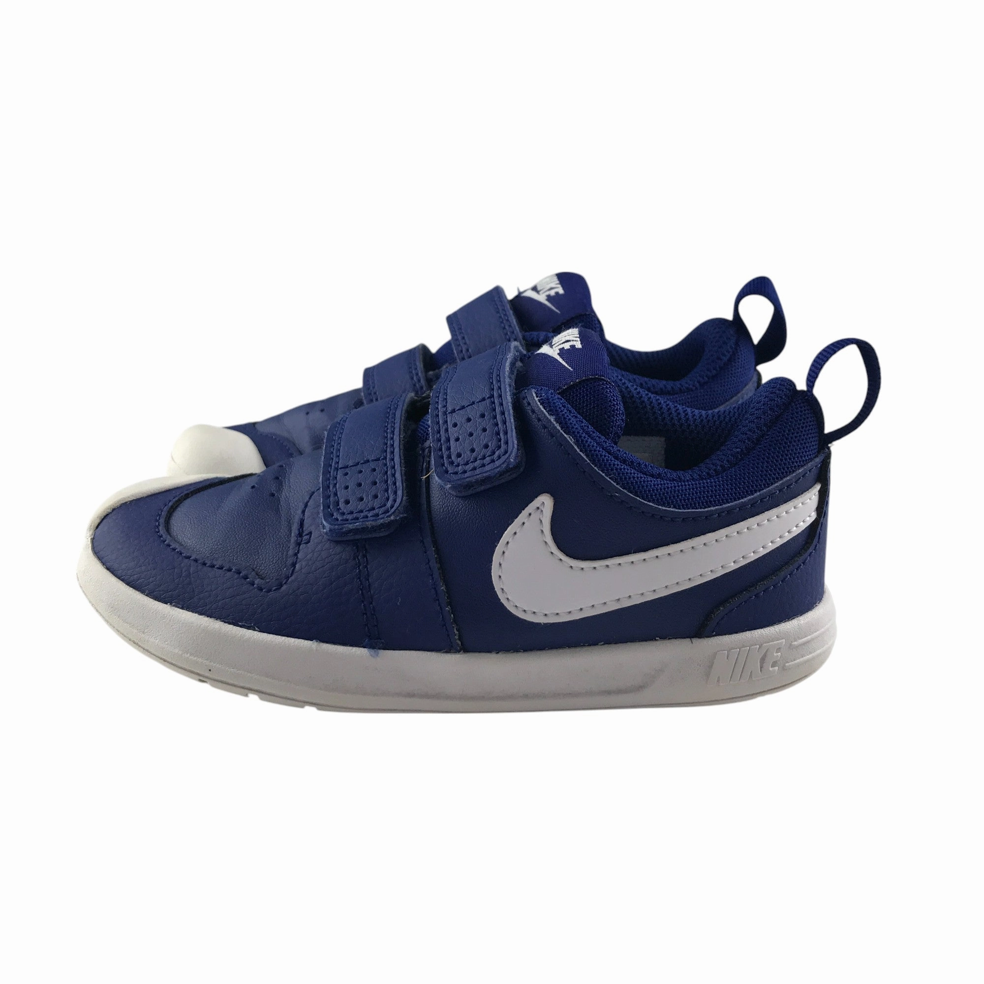 Fashion Nova Shoes Flats Nike trainers shoe size UK 8.5 kids blue with hook and loop straps