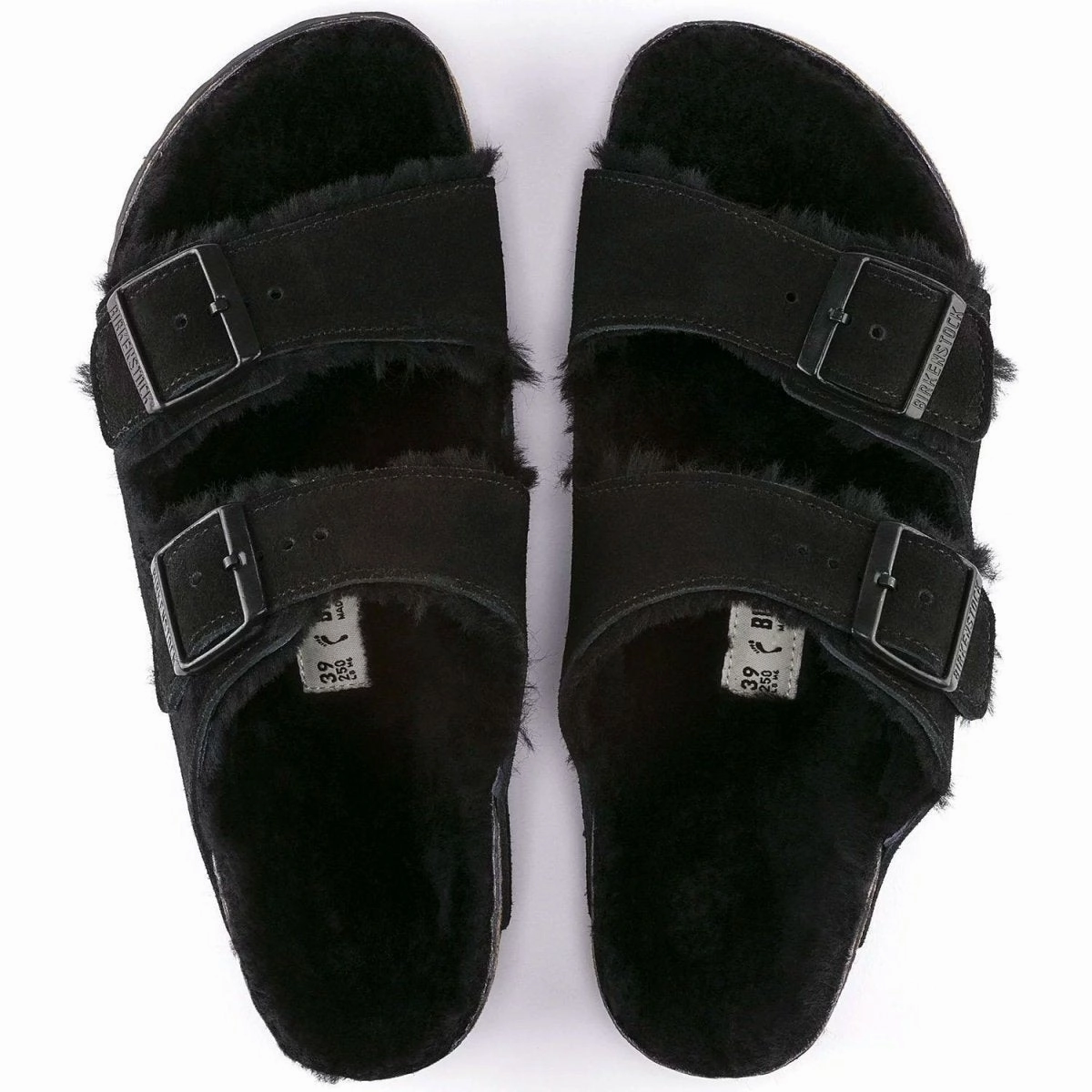 Birkenstock Women's Arizona Shearling Black Best Running Shoes Pronation