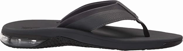 Reef Men Anchor Water friendly Comfortable and Lightweight Flipflop Sandal Gray, Blue, Brown Flip Flops With Velcro Straps
