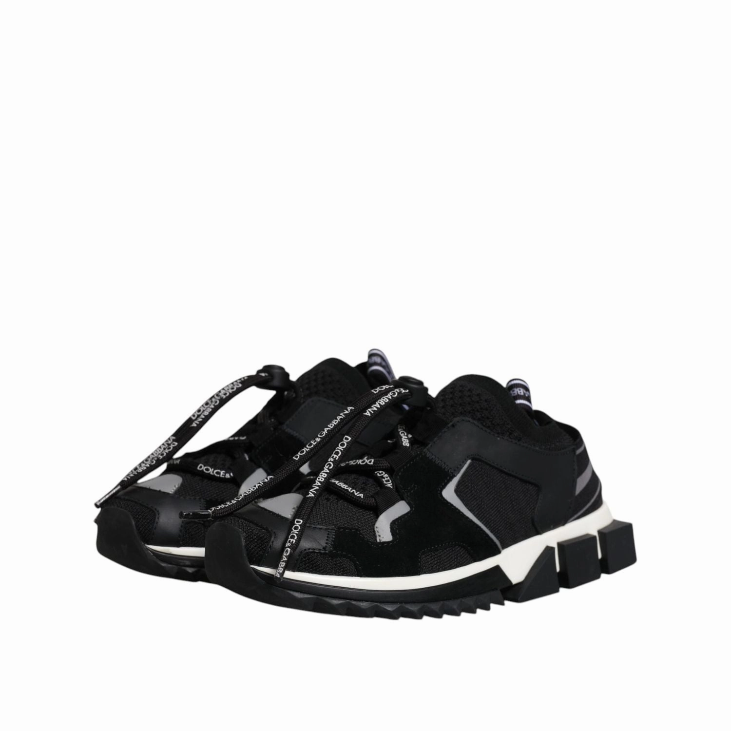 Dolce & Gabbana Black White Logo Sorrento Sneakers Shoes Tretorn Rawlins Sneakers