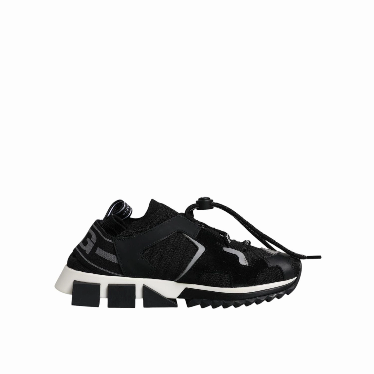 Autrey Sneakers Dolce & Gabbana Black White Logo Sorrento Sneakers Shoes
