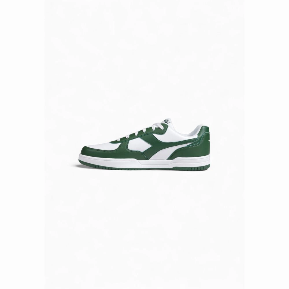 Flat Shoes Com Diadora Green Artificial Leather Low Top Sneakers