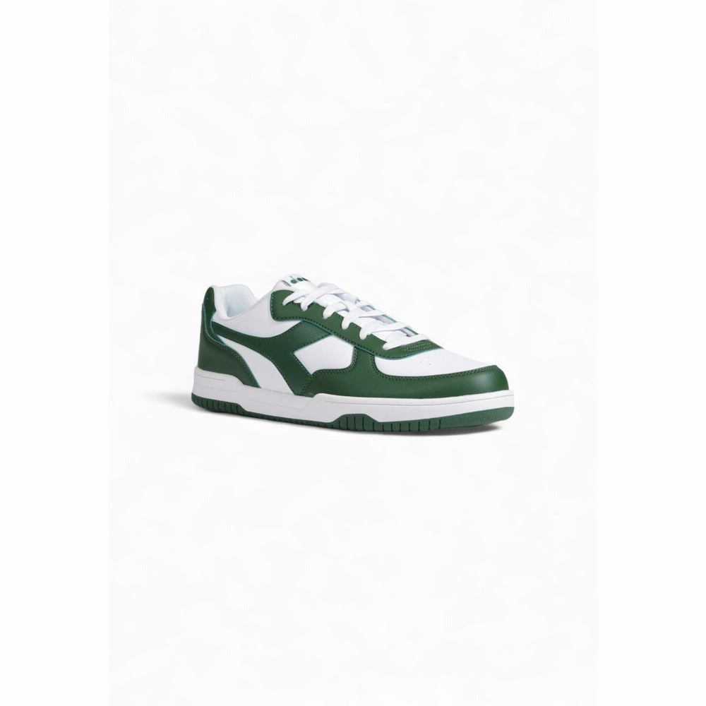 Diadora Green Artificial Leather Low Top Sneakers Best Shoes Flat Feet Running