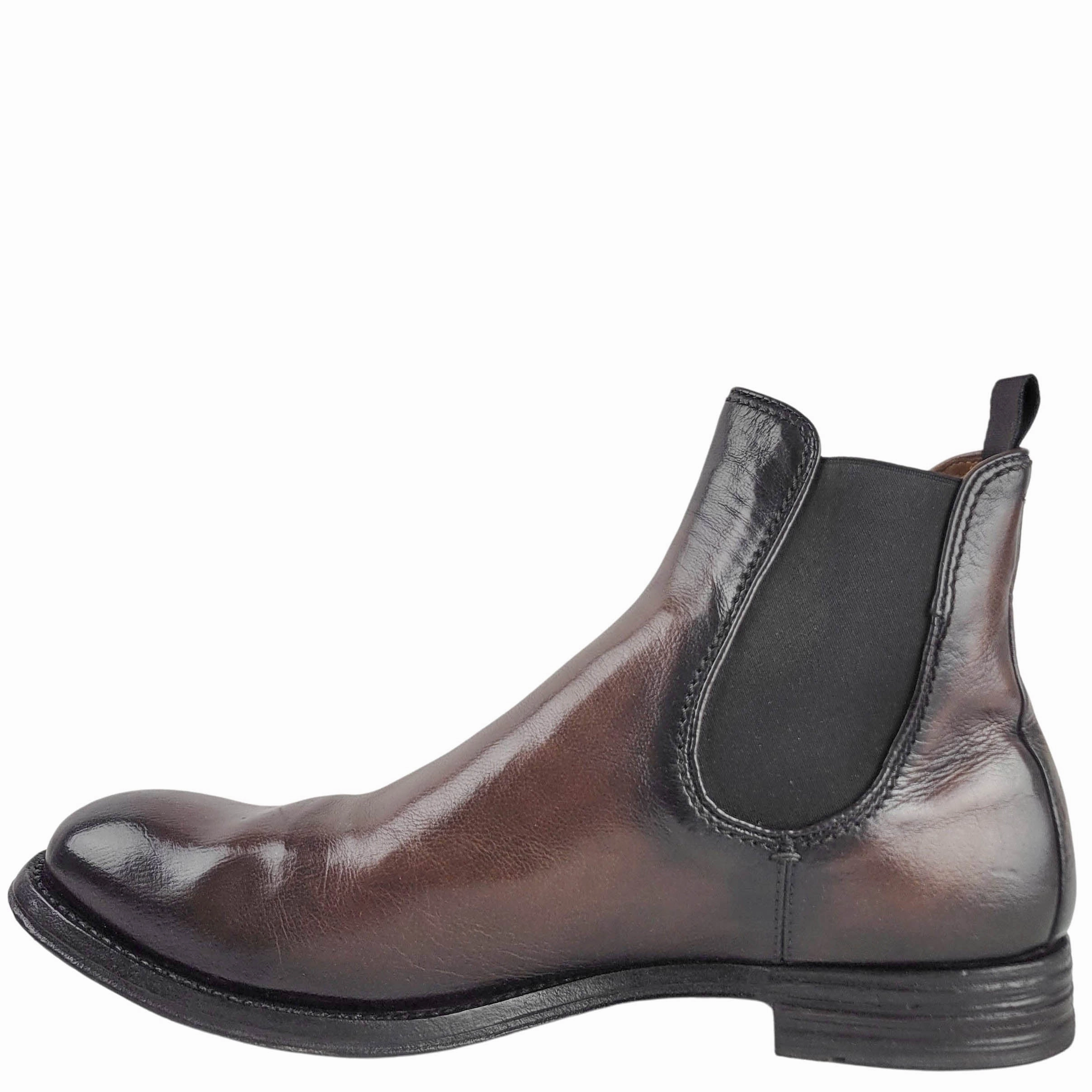 Officine Creative Chelsea Boots in Dark Brown Slip Proof Boots