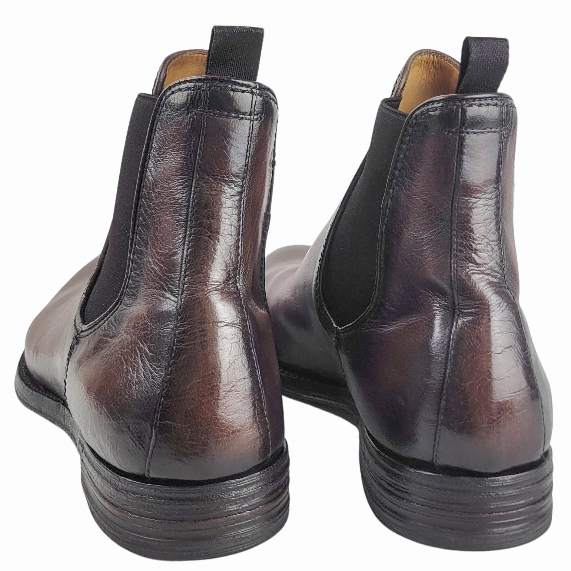 Xtuff Boots Officine Creative Chelsea Boots in Dark Brown