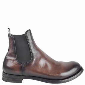 Officine Creative Chelsea Boots in Dark Brown Sinatra These Boots Were Made For Walking