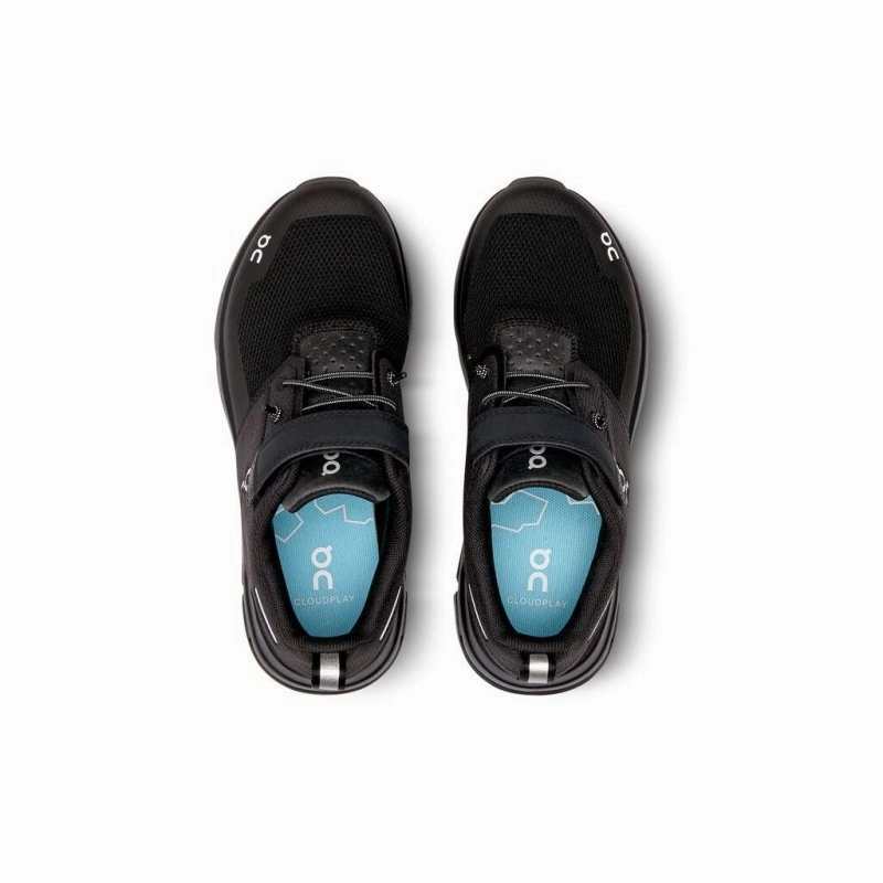 On Little Kids Cloud Play - All Black On Cloud Running Shoe Sale