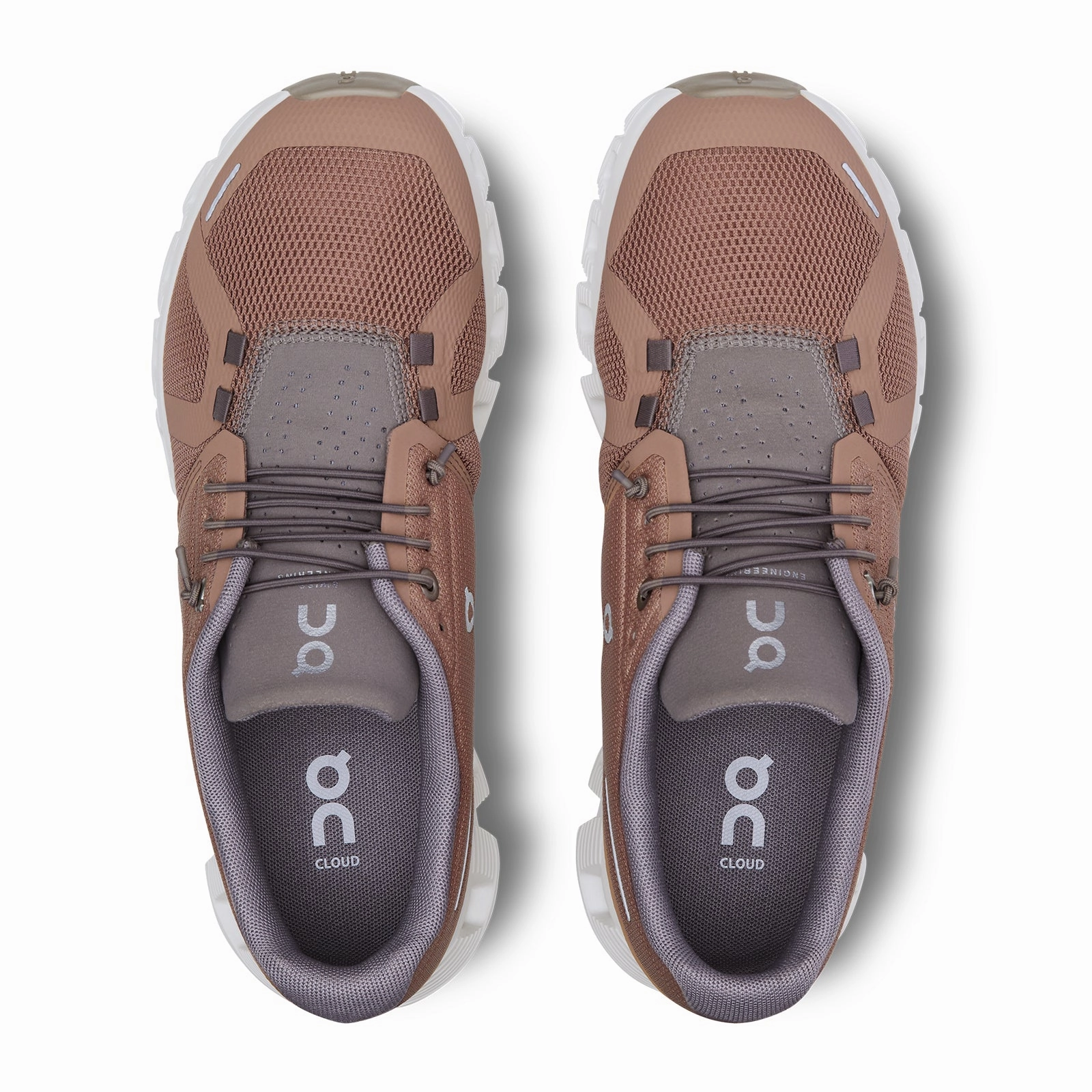 On Running Cloud 5 Running Shoe (Women) - Rosebrown/Fog Top Shoes For Running