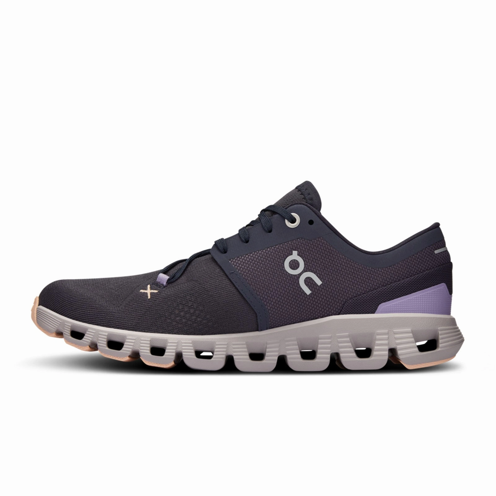 On Running Cloud X3 Running Shoe (Women) - Iron/Fade Low Stack Running Shoes