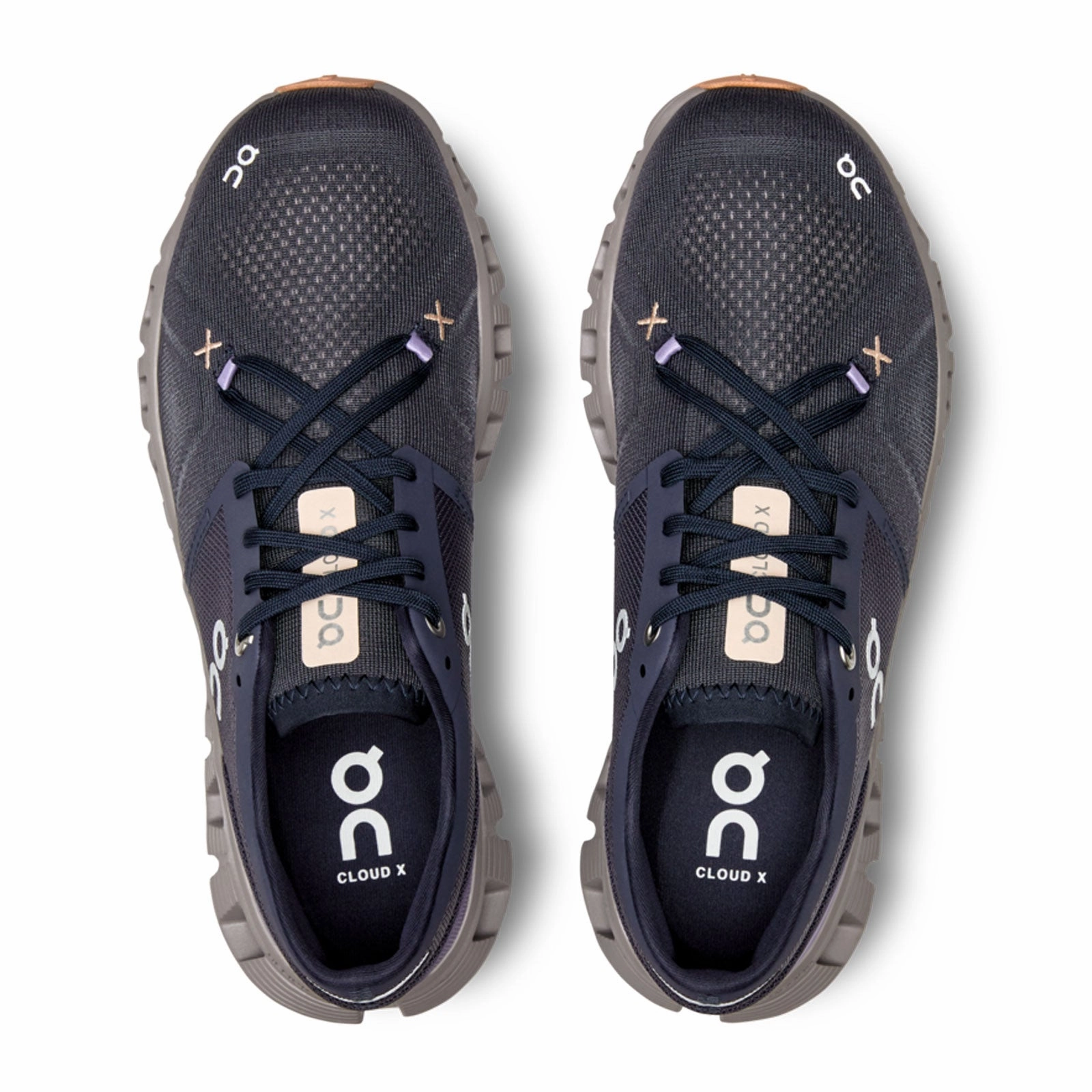 On Running Cloud X3 Running Shoe (Women) - Iron/Fade Cleaning Running Shoes