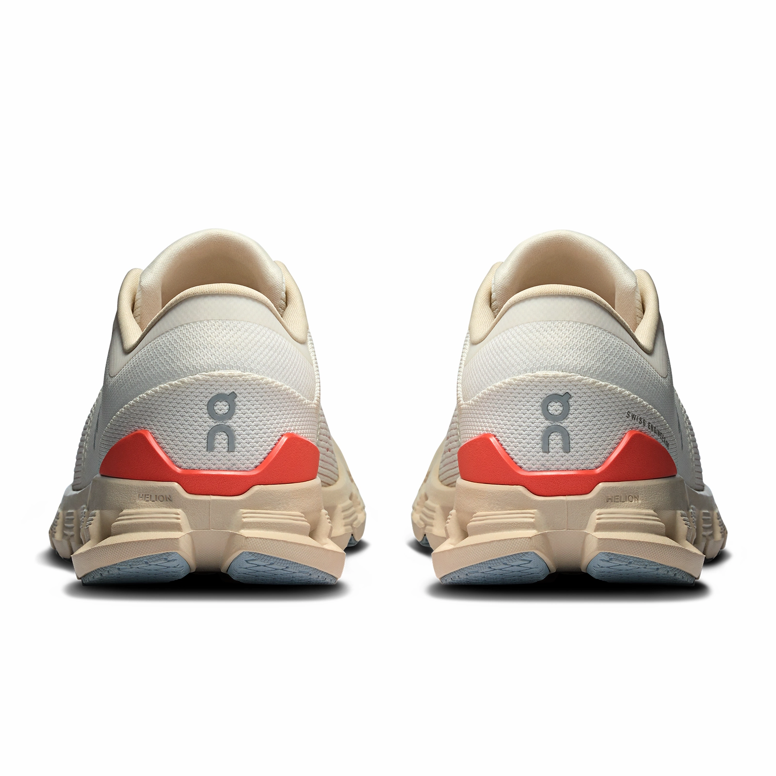 On Running Cloud X4 Running Shoe (Women) - Ivory/Salmon Running Shoe Fitting Near Me