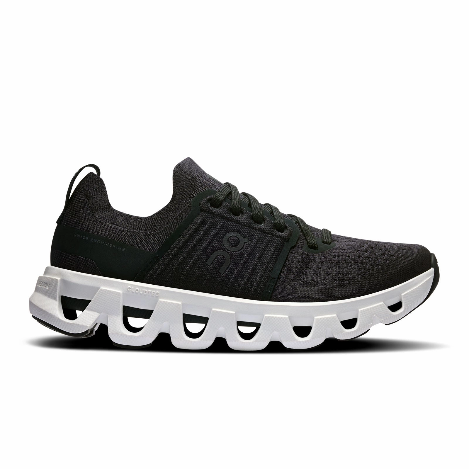 On Running Cloudswift 4 Running Shoe (Women) - Black/White Pokemon Black And White Running Shoes