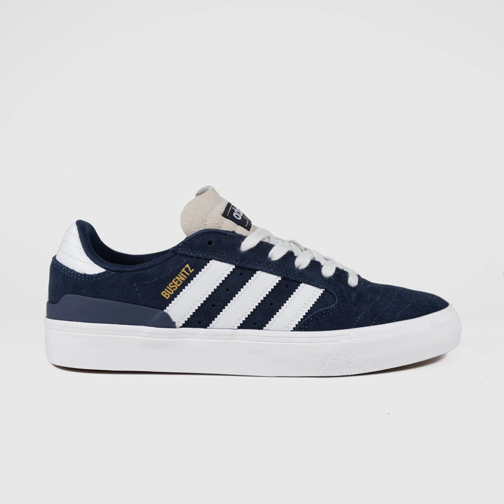 Adidas Skateboarding - Busenitz Vulc 2 Shoes - Collegiate Navy / Crystal White / Footwear White Adidas Gazelle Bad Bunny Shoes
