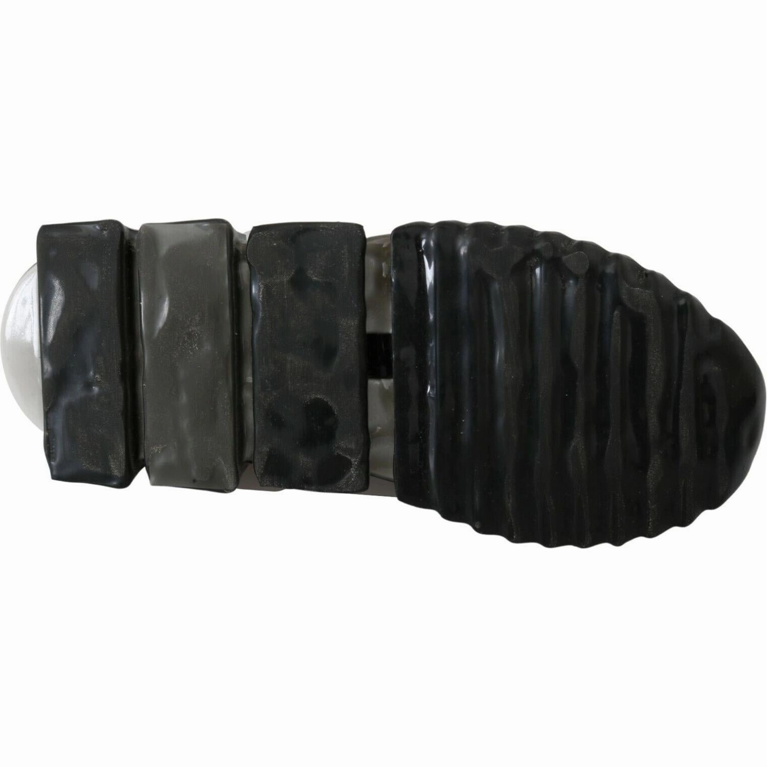 8053 5-eye Platform Casual Shoe Dolce & Gabbana Black White SORRENTO Sport Stretch Sneakers