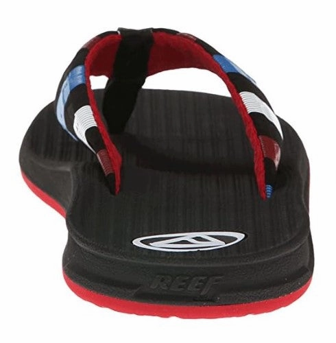 Reef Men's Size Phantoms Black Black 2476USA Sandals Flip Flops T-flip Flop Minecraft
