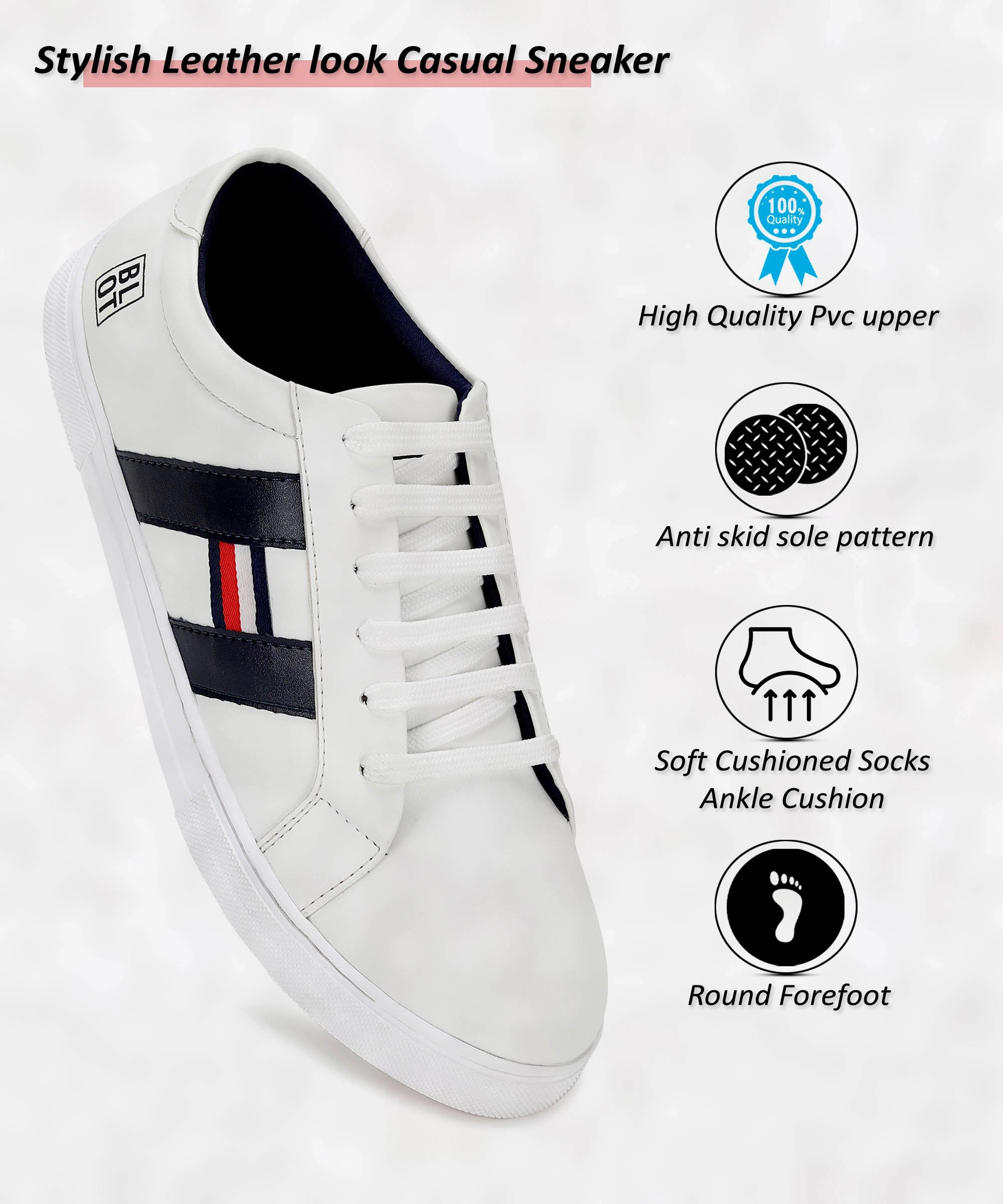 Paragon K1025G Men Walking Shoes | Athletic Shoes with Comfortable Cushioned Sole for Daily Outdoor Use Walking Co Shoes