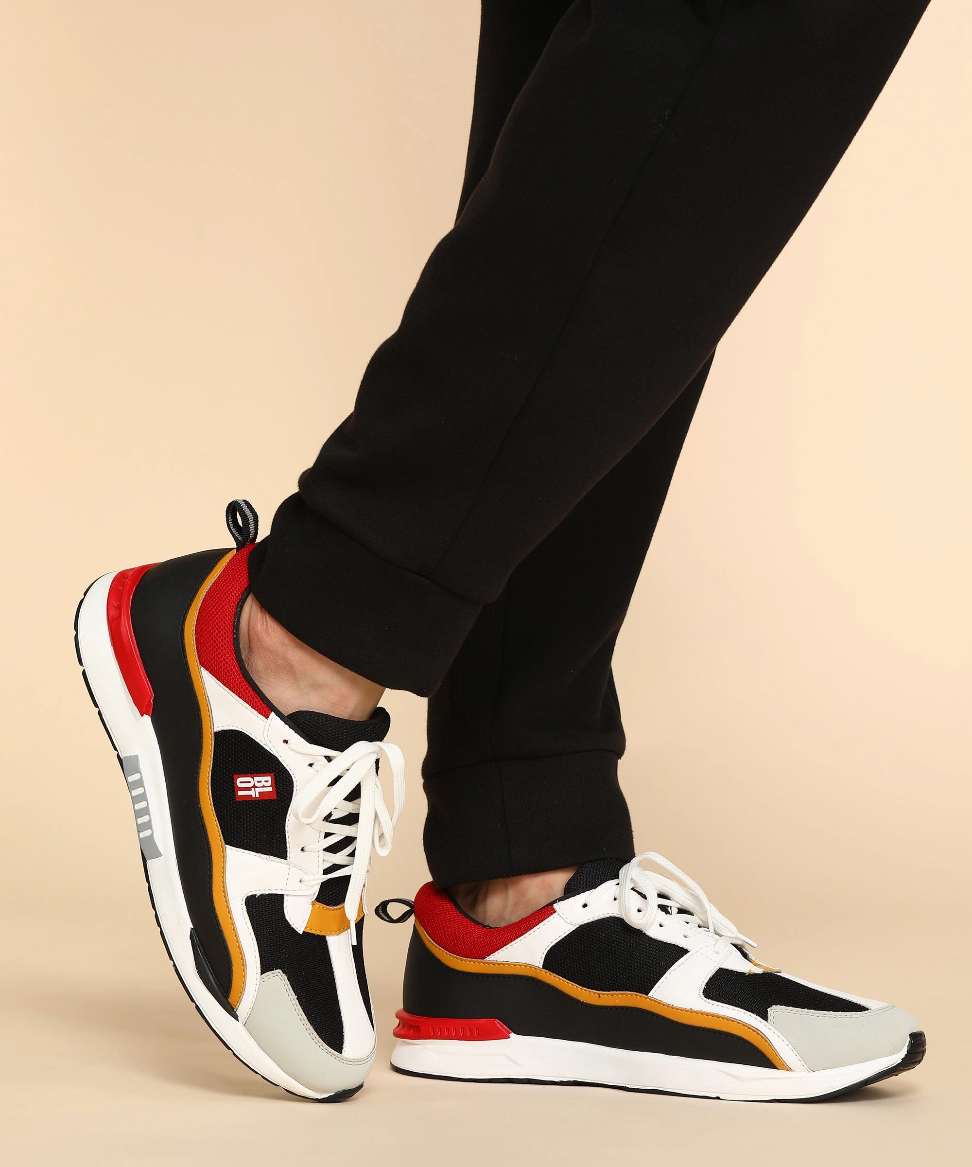 Comfortable Casual Paragon K1032G Men Casual Shoes | Stylish Walking Outdoor Shoes for Everyday Wear | Smart & Trendy Design  | Comfortable Cushioned Soles White