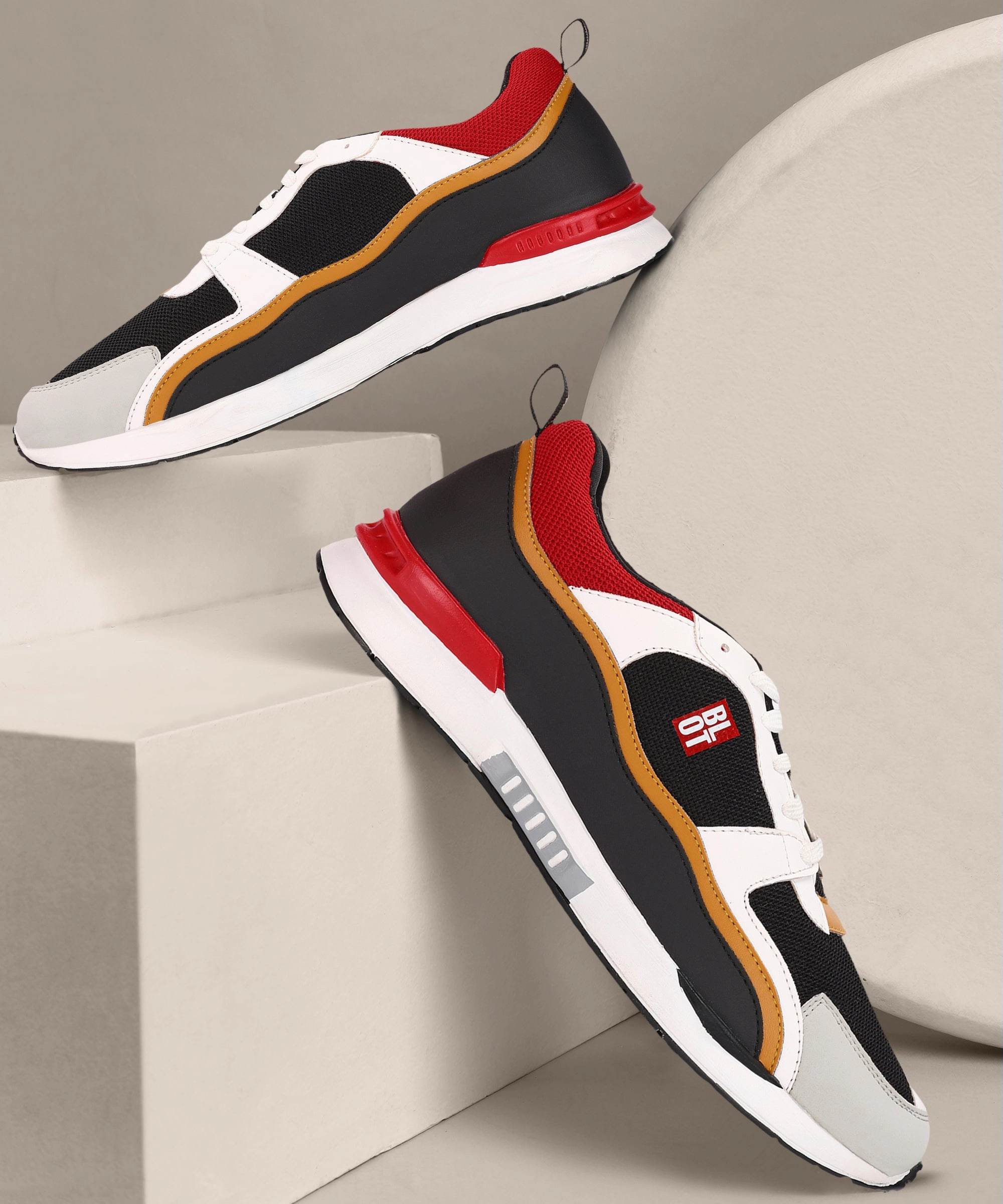 Paragon K1032G Men Casual Shoes | Stylish Walking Outdoor Shoes for Everyday Wear | Smart & Trendy Design  | Comfortable Cushioned Soles White Round Toe Casual Shoes