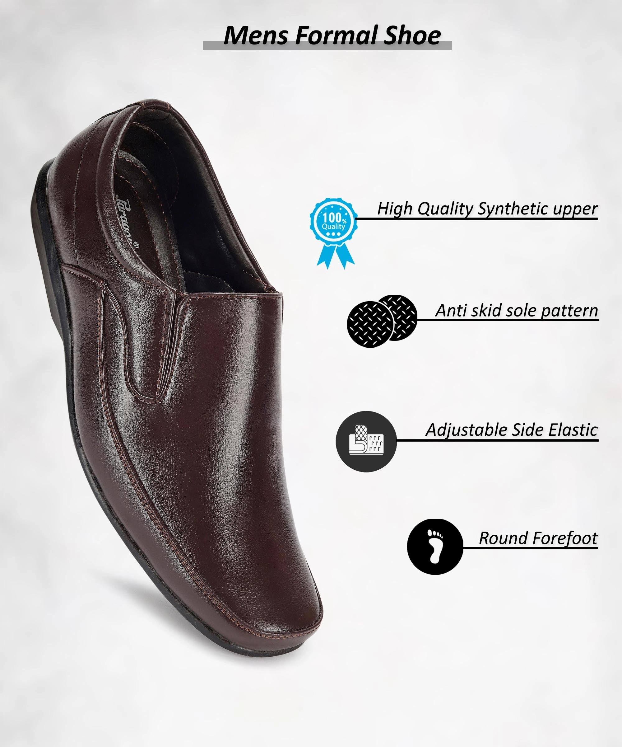 Shoes That Are Good For Flat Feet Paragon K11240G Men Formal Shoes | Corporate Office Shoes | Smart & Sleek Design | Comfortable Sole with Cushioning | Daily & Occasion Wear