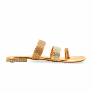 Peach Fancy Chappal For Women FN0798 Slip Resistant Shoes For Flat Feet