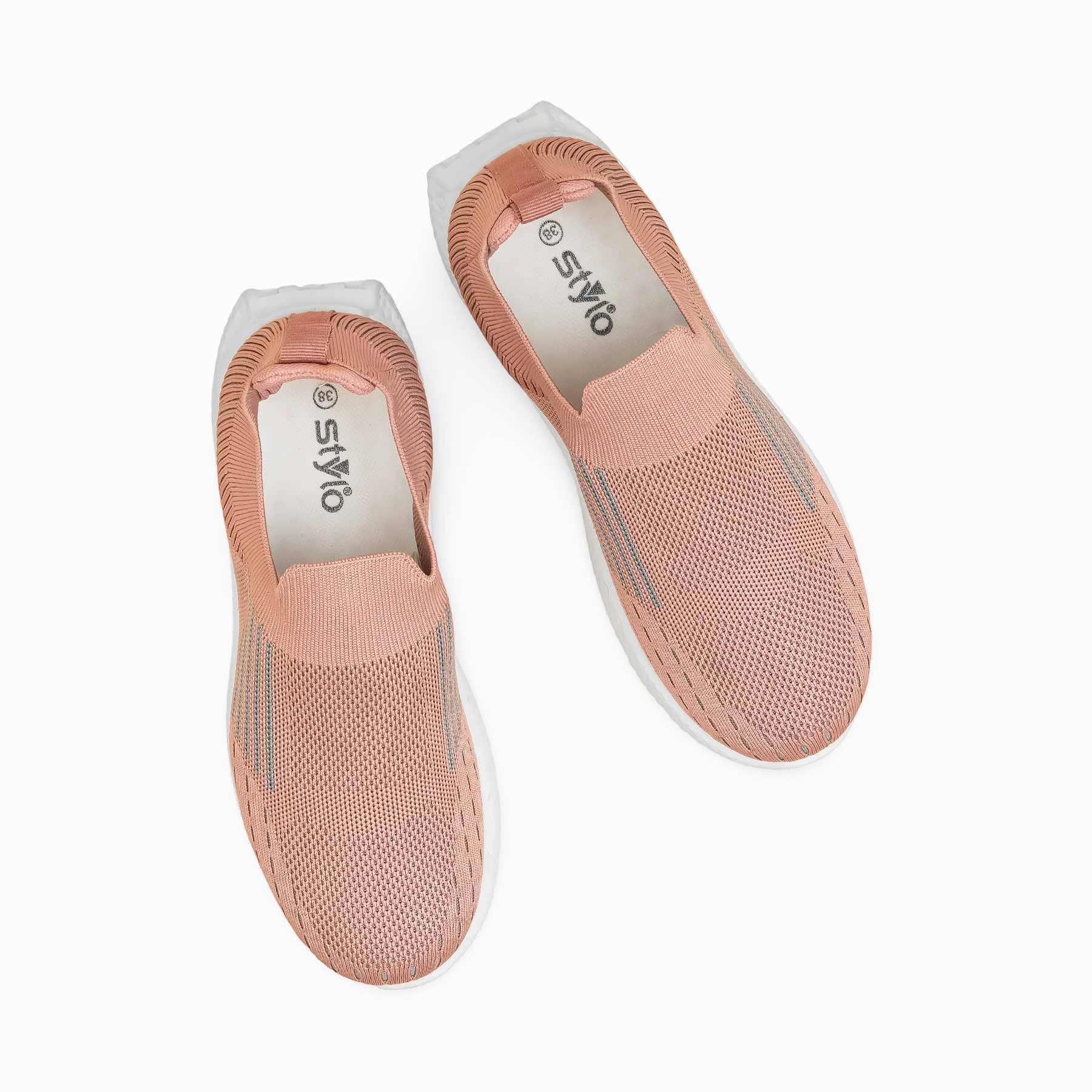 Peach Casual Sneaker For Women AT9116 740 Casual