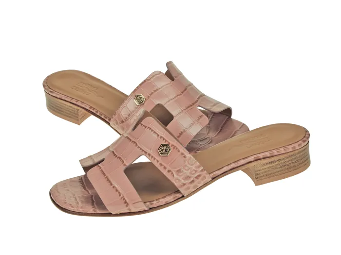 Woman Leather Sandal LS A3099FR MALIBU Flat Ankle Shoes