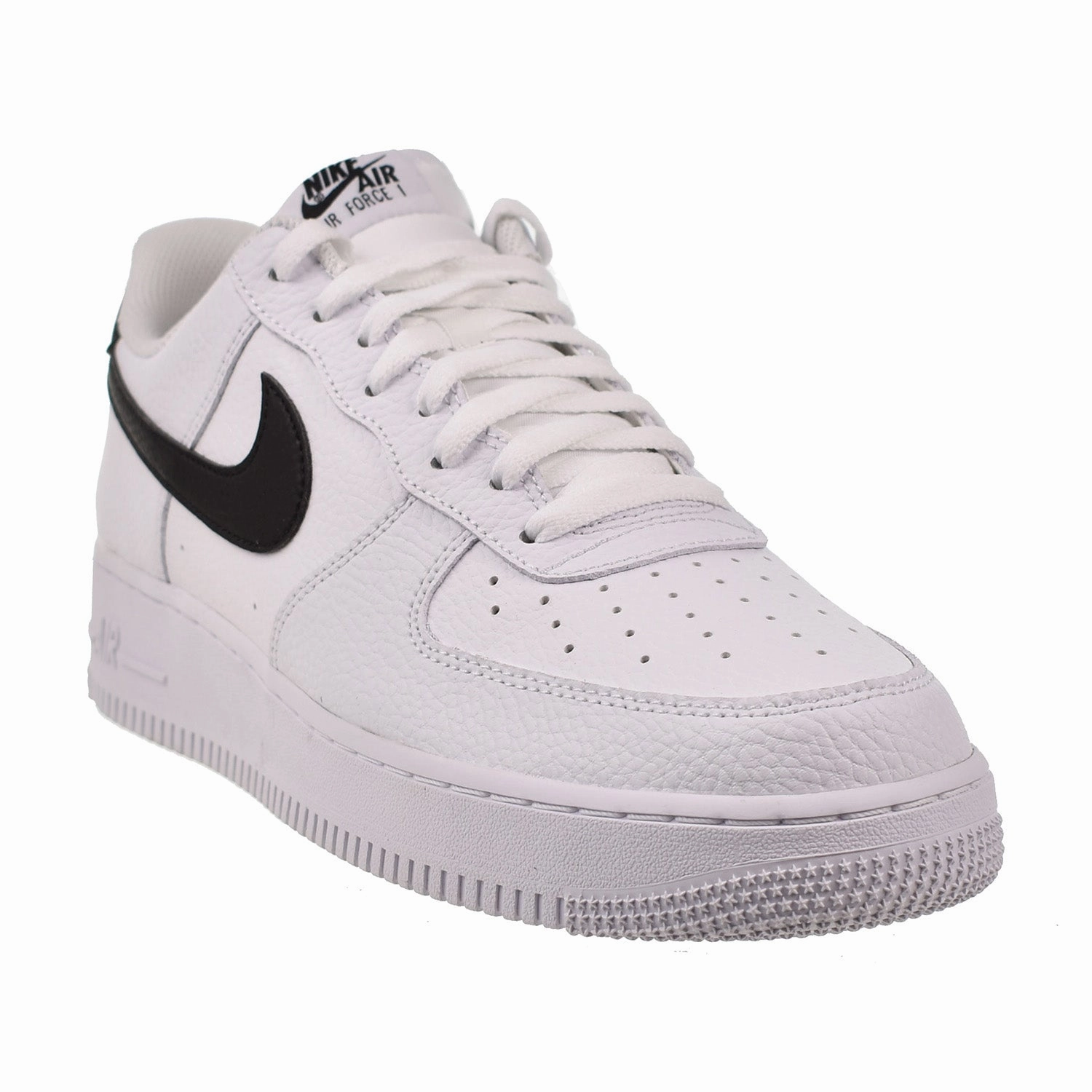 Nike Air Force 1 '07 Men's Shoes White-Black Shoes Similar To Asics Gel Kayano 29