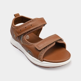 Sandals Grande St. Lucian Fishing Excursion Sandals Resort Offshore Fishing Boys Sandal 1017-1-BROWN