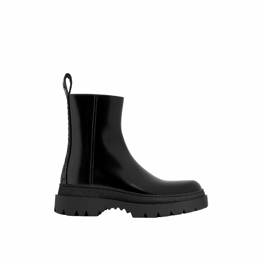 Bottega Veneta Black Calfskin Chelsea Boots Best Daily Shoes For Flat Feet