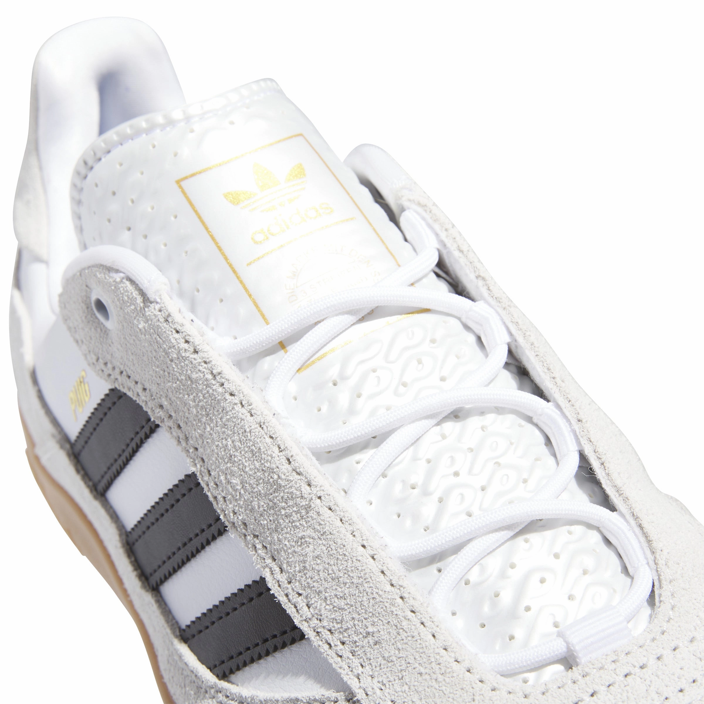 Adidas Puig - Crystal White / Black / Gum Adidas Samba Tennis Shoes