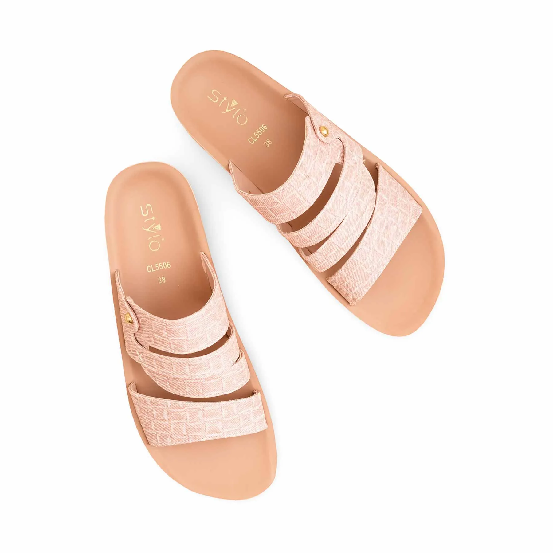 Pink Casual Softy CL5506 Bride Flat Shoes Wedding