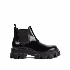 Prada Black Calfskin Chelsea Boots Sims 4 Flat Shoes Cc