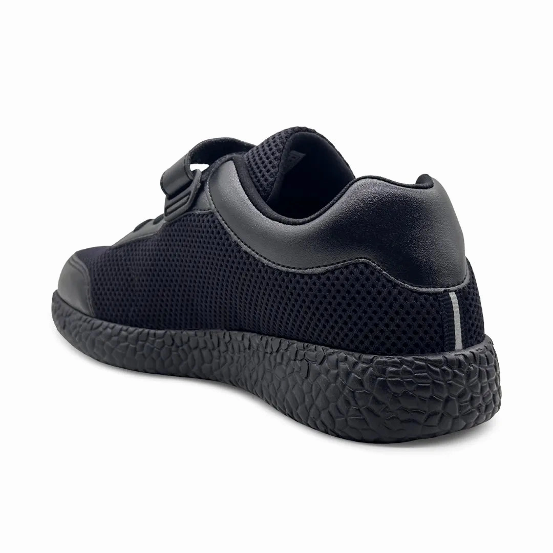 Running Sneakers Arch Support Skudo - Faux Laces Black School Shoes