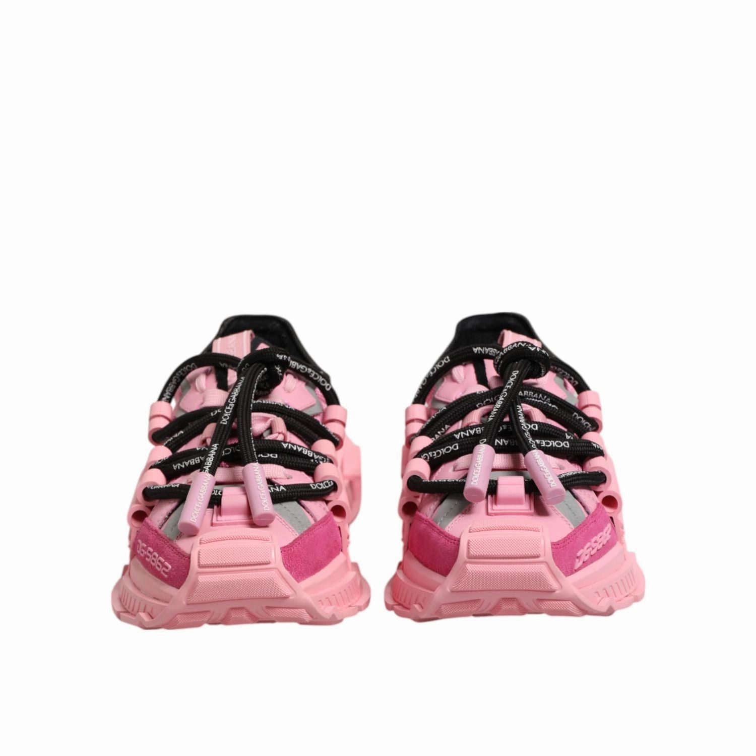 Width Sneakers Dolce & Gabbana Pink Low Top Space Women Sneakers Shoes