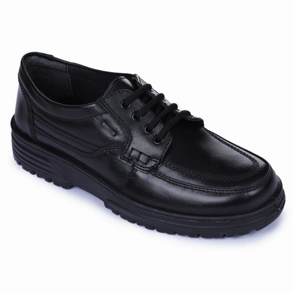 Casual Shoes Over 50 Windsor Black Formal Lacing Shoes For Men 7190-53 By Liberty