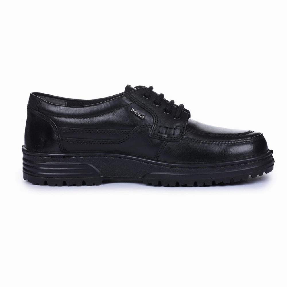 Womens Casual Shoes Windsor Black Formal Lacing Shoes For Men 7190-53 By Liberty