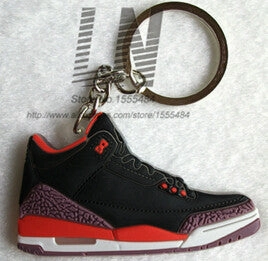 Asics Gel Nimbus 18 Shoes Premium Nike Air Jordan 3 Key Chains - 17 Colorways