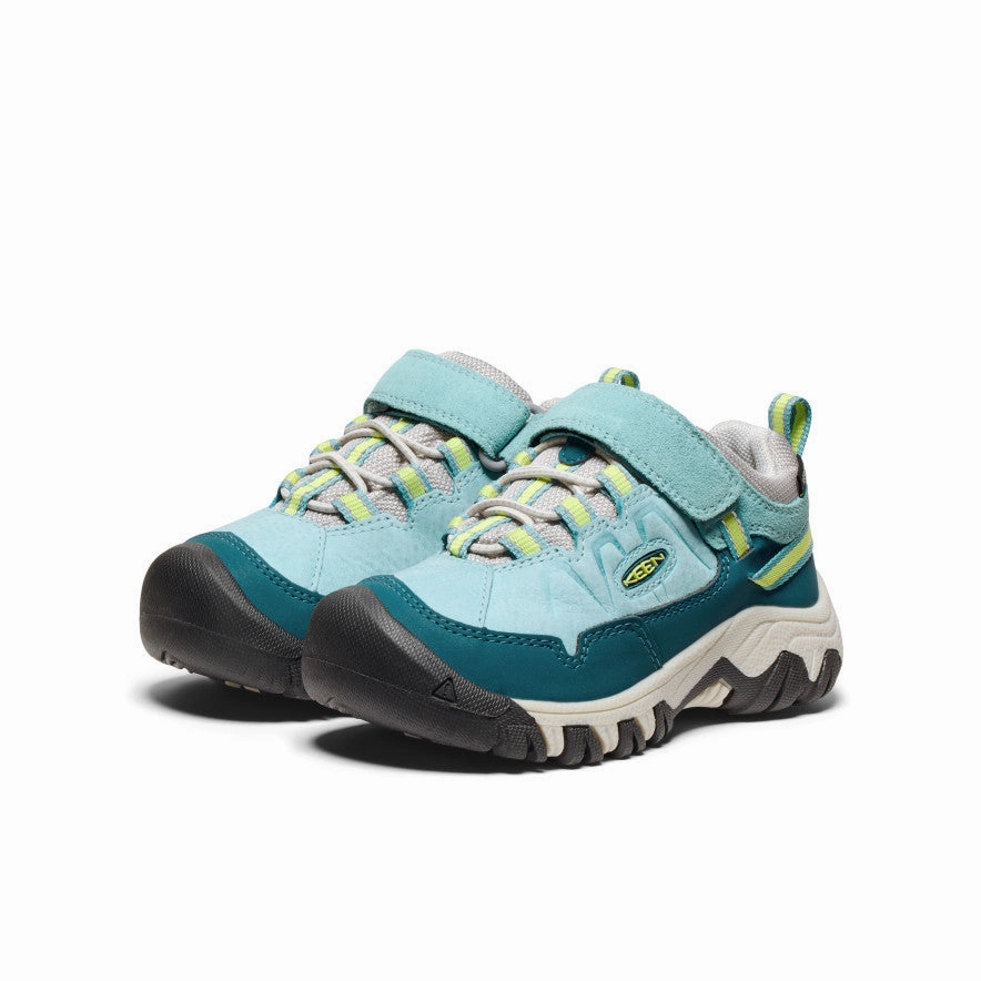 Capra Rapid Hiking Shoes Little Kids' Targhee IV Waterproof Hiking Shoe  |  Reef Waters/Daiquiri Green